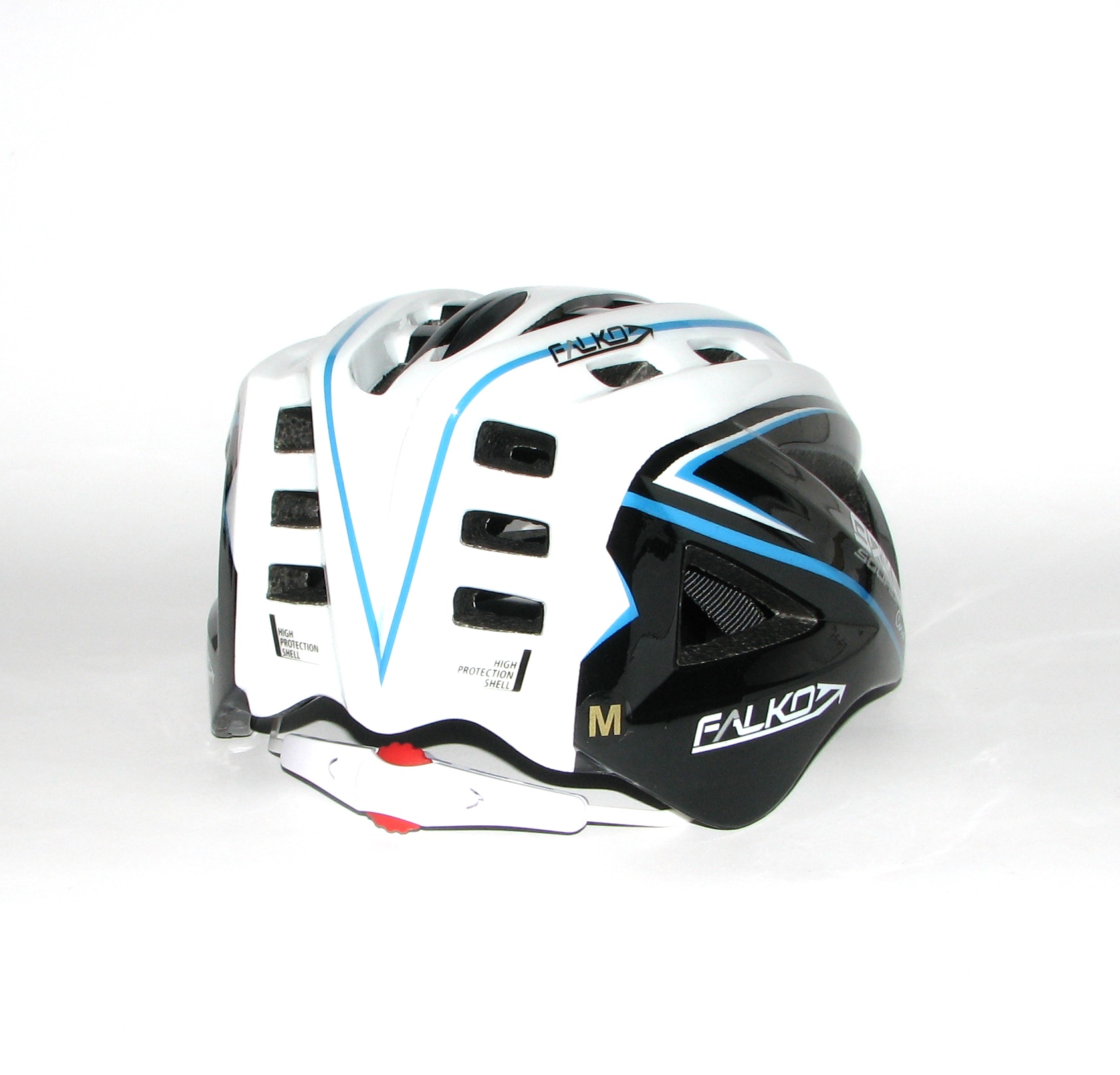 Велошлем Briko Falko White-Blk-Blu M Велошлем Briko Falko White-Blk-Blu M